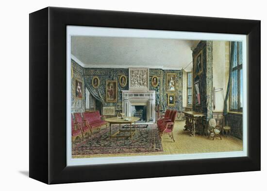 The Library, Hardwick, 1828-William Henry Hunt-Framed Premier Image Canvas