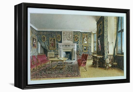 The Library, Hardwick, 1828-William Henry Hunt-Framed Premier Image Canvas