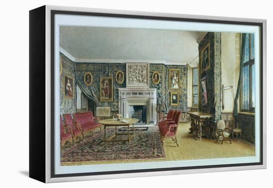 The Library, Hardwick, 1828-William Henry Hunt-Framed Premier Image Canvas