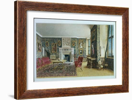 The Library, Hardwick, 1828-William Henry Hunt-Framed Giclee Print