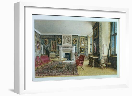 The Library, Hardwick, 1828-William Henry Hunt-Framed Giclee Print