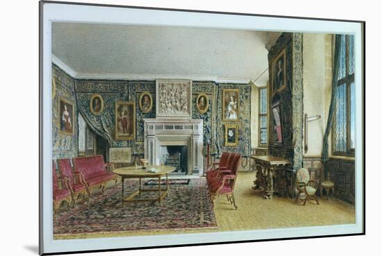 The Library, Hardwick, 1828-William Henry Hunt-Mounted Giclee Print