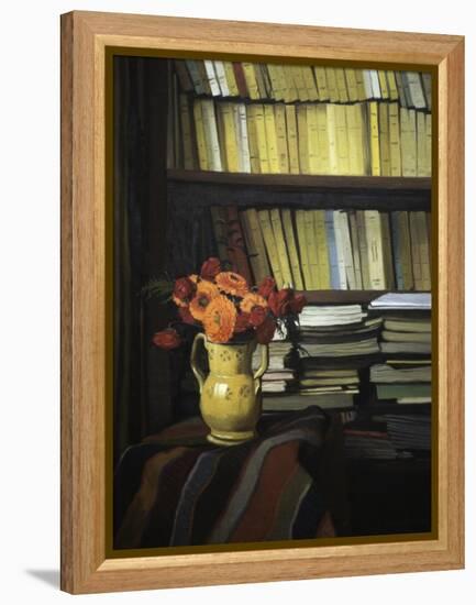 The Library-Félix Vallotton-Framed Premier Image Canvas