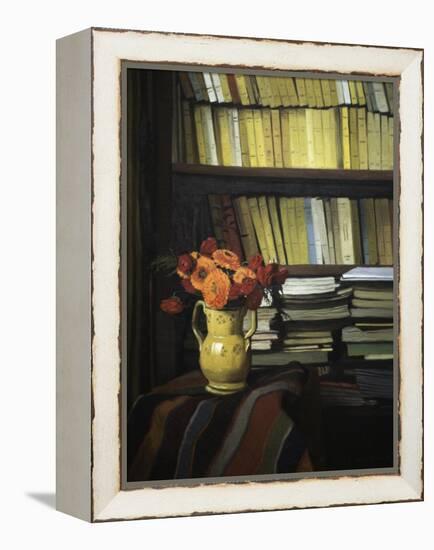 The Library-Félix Vallotton-Framed Premier Image Canvas