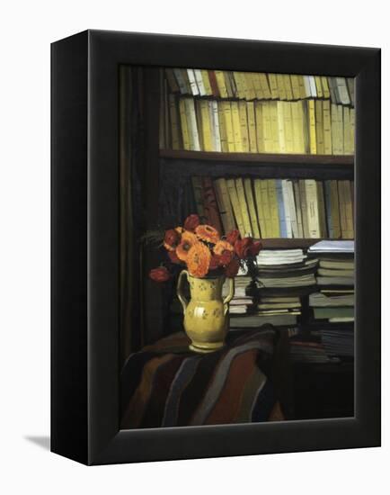 The Library-Félix Vallotton-Framed Premier Image Canvas