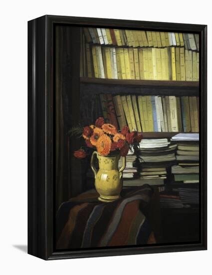 The Library-Félix Vallotton-Framed Premier Image Canvas