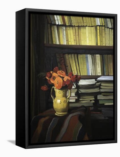 The Library-Félix Vallotton-Framed Premier Image Canvas