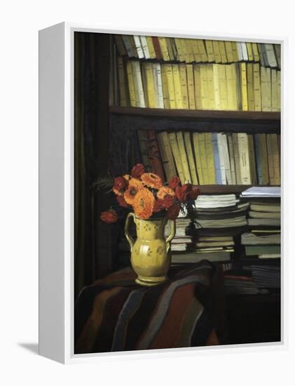 The Library-Félix Vallotton-Framed Premier Image Canvas