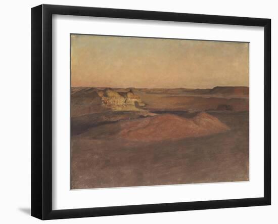 The Libyan Desert, Sunset-Sir William Blake Richmond-Framed Giclee Print