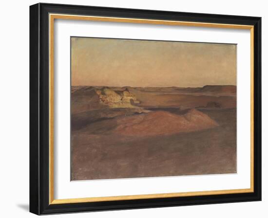 The Libyan Desert, Sunset-Sir William Blake Richmond-Framed Giclee Print