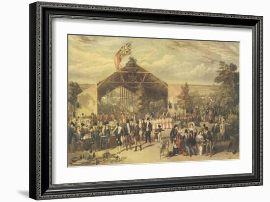 The Licensed Victuallers' Annual Dinner, Mermaid Tavern, Hackney, 1866-George Hunt-Framed Giclee Print