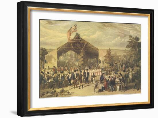 The Licensed Victuallers' Annual Dinner, Mermaid Tavern, Hackney, 1866-George Hunt-Framed Giclee Print