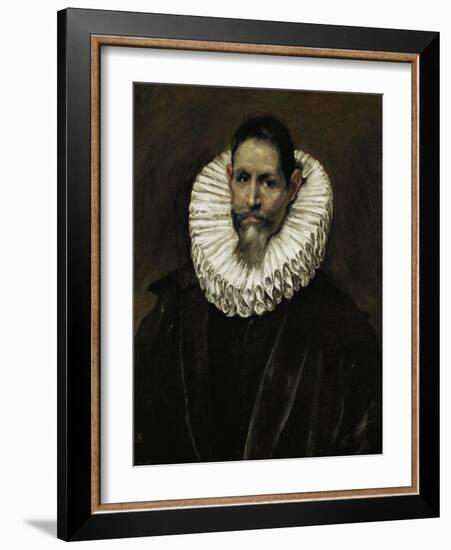 The Licentiate Jeronimo De Cevallos (Born Between 1559 and 1562), Painted Around 1604-El Greco-Framed Giclee Print