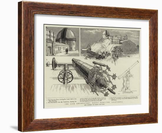 The Lick Observatory, Mount Hamilton, California-null-Framed Giclee Print