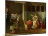 The Lictors Bring Brutus the Bodies of His Sons-Jacques-Louis David-Mounted Giclee Print