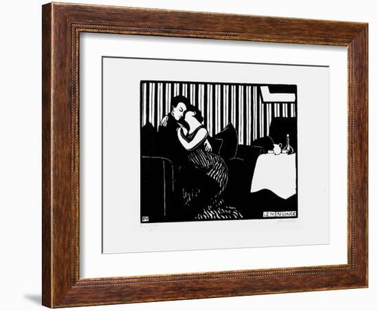 The Lie, 1897-98-Félix Vallotton-Framed Giclee Print