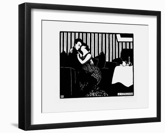 The Lie, 1897-98-Félix Vallotton-Framed Giclee Print
