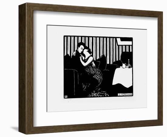 The Lie, 1897-98-Félix Vallotton-Framed Giclee Print