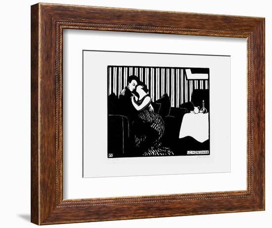 The Lie, 1897-98-Félix Vallotton-Framed Giclee Print