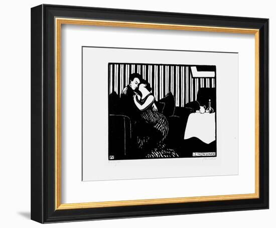 The Lie, 1897-98-Félix Vallotton-Framed Giclee Print