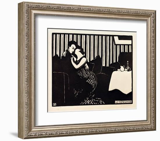 The Lie, 1897-Félix Vallotton-Framed Giclee Print