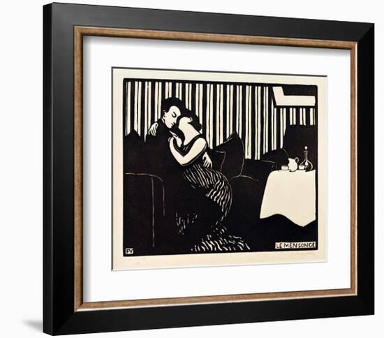 The Lie, 1897-Félix Vallotton-Framed Giclee Print