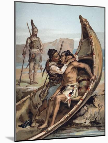 The Life and Adventures of Robinson Crusoe by Defoe-null-Mounted Giclee Print