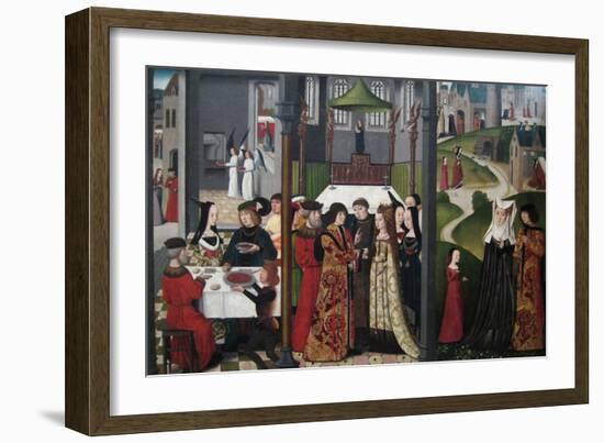 The Life and Miracles of Saint Godelieve, Polyptych, Last Quarter of 15th Century-null-Framed Art Print
