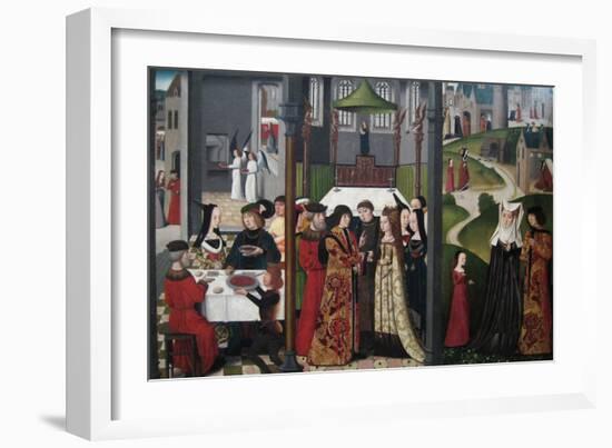 The Life and Miracles of Saint Godelieve, Polyptych, Last Quarter of 15th Century-null-Framed Art Print