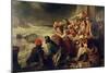 The Life-Boat Going to the Rescue, 1861-Thomas Brooks-Mounted Giclee Print
