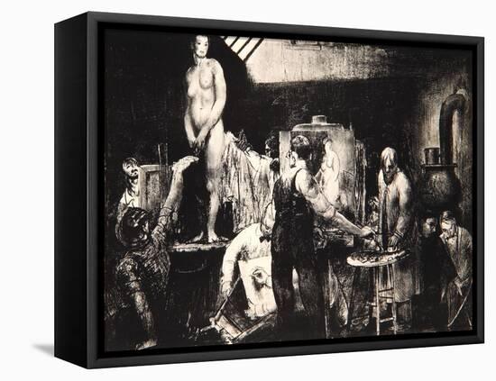 The Life Class, 1917-George Wesley Bellows-Framed Premier Image Canvas