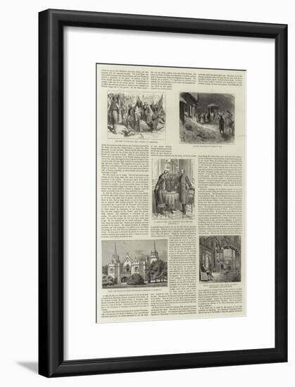 The Life of Sir Moses Montefiore-null-Framed Giclee Print