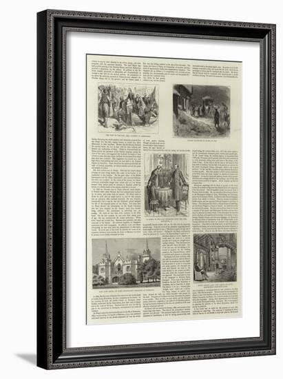 The Life of Sir Moses Montefiore-null-Framed Giclee Print