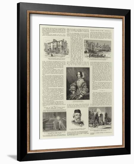 The Life of Sir Moses Montefiore-null-Framed Giclee Print