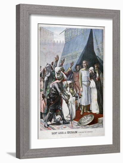 The Life of St Louis, 1898-Alexandre Cabanel-Framed Giclee Print