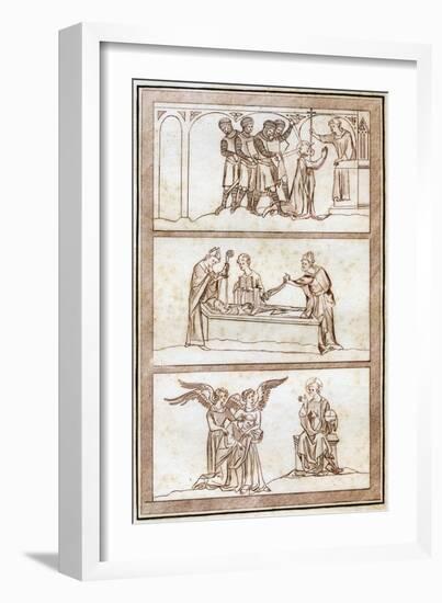 The Life of Thomas Becket-Joseph Strutt-Framed Giclee Print