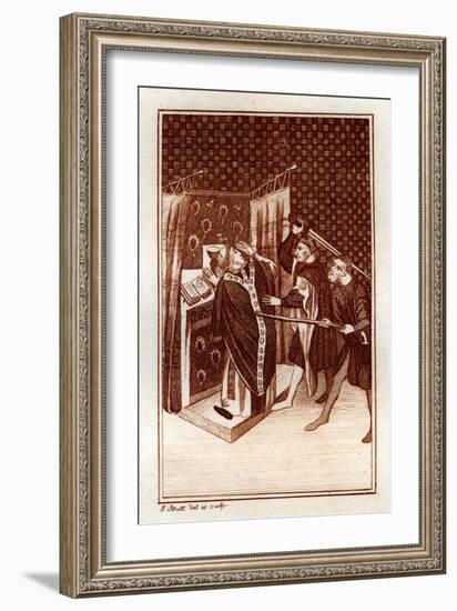 The Life of Thomas Becket-Joseph Strutt-Framed Giclee Print