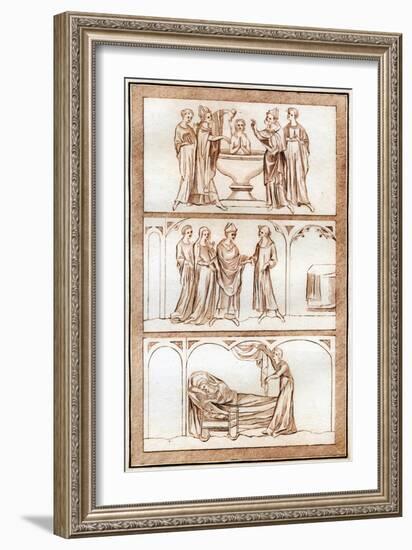 The Life of Thomas Becket-Joseph Strutt-Framed Giclee Print