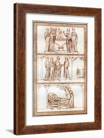 The Life of Thomas Becket-Joseph Strutt-Framed Giclee Print