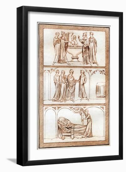 The Life of Thomas Becket-Joseph Strutt-Framed Giclee Print