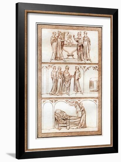 The Life of Thomas Becket-Joseph Strutt-Framed Giclee Print