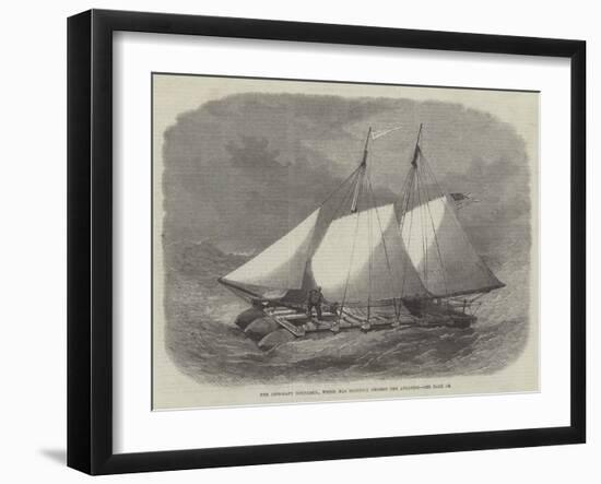 The Life-Raft Nonpareil, Which Has Recently Crossed the Atlantic-Edwin Weedon-Framed Giclee Print
