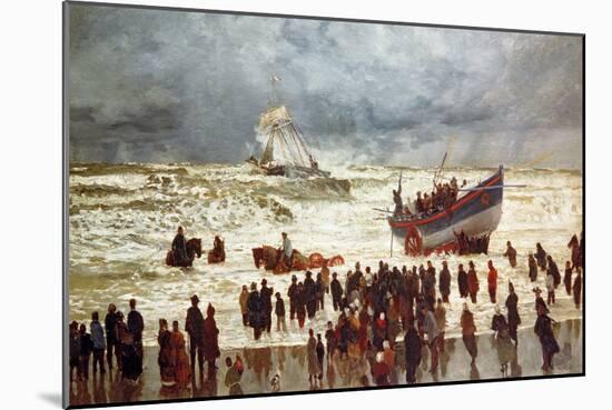 The Lifeboat, 1873-William Lionel Wyllie-Mounted Giclee Print