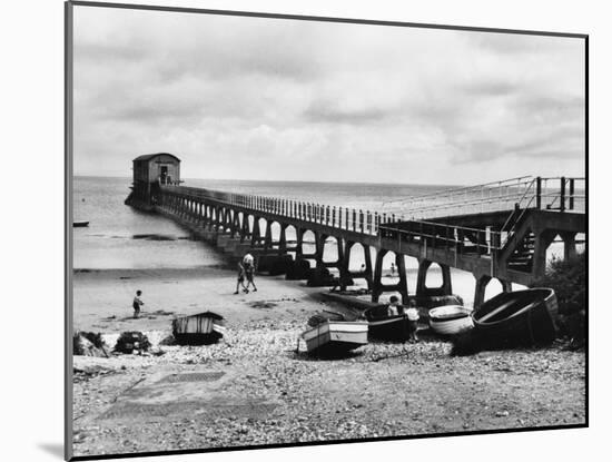 The Lifeboat Station at Bembridge, Isle of Wight, England-null-Mounted Photographic Print