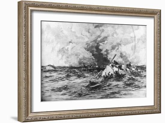 The Lifeboats of RMS Lusitania, 7 May 1915-Samuel Begg-Framed Giclee Print