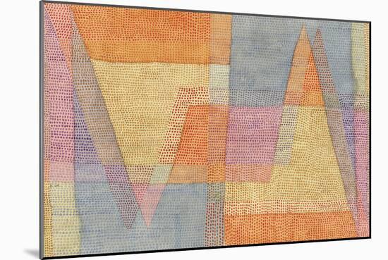 The Light and the Sharpness-Paul Klee-Mounted Giclee Print