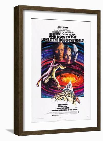 The Light at the Edge of the World, Top from Left: Kirk Douglas, Samantha Eggar, Yul Brynner, 1971-null-Framed Art Print