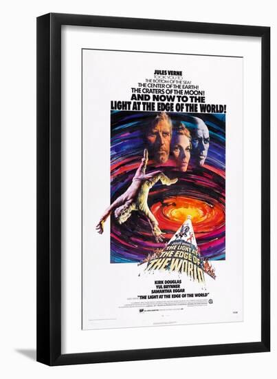 The Light at the Edge of the World, Top from Left: Kirk Douglas, Samantha Eggar, Yul Brynner, 1971-null-Framed Art Print