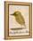 The Light Green Bird, from Sixteen Drawings of Comic Birds-Edward Lear-Framed Premier Image Canvas