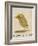 The Light Green Bird-Edward Lear-Framed Giclee Print